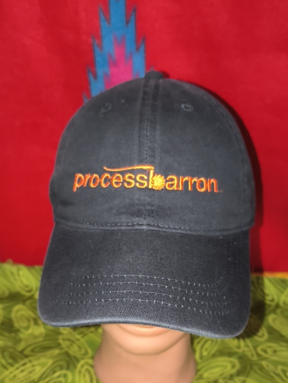 ProcessBarron Embroidered Logo Strapback Hat Cap OSFM